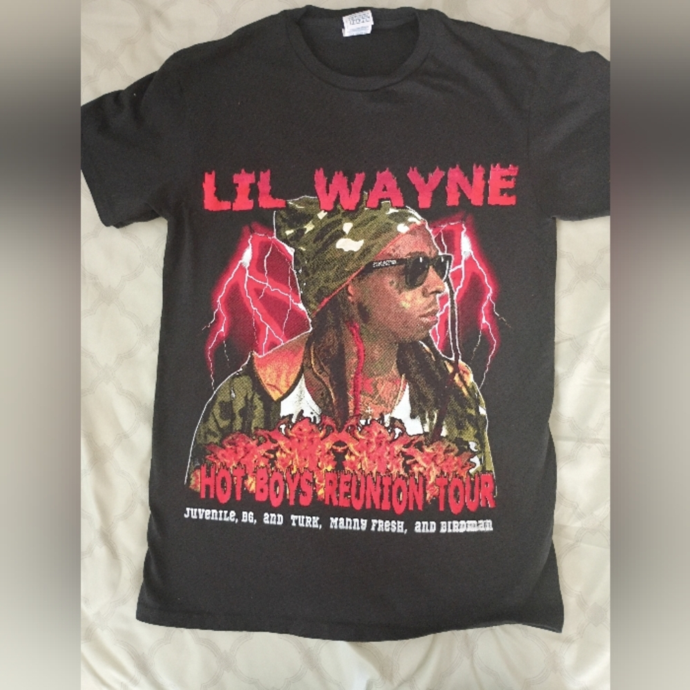 Lil Wayne Kids' Black Graphic Tour T-Shirt
